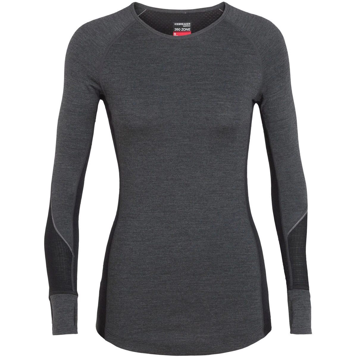 Icebreaker Women's BodyfitZone Merino 260 Zone Long Sleeve Crewe Thermal Top 3 Icebreaker Women's BodyfitZone Merino 260 Zone Long Sleeve Crewe Thermal Top