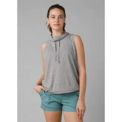 Prana Women's Cozy Up Barmsee Tank -Active Wear Shop 1968601 HEATHERGREY 1