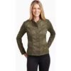 KUHL Women's Luna Moto Jacket -Active Wear Shop 2131 luna moto sage front pdp photo f353830f 7c3f 47e0 b318 fd44139d9b92
