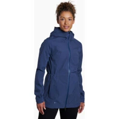 KUHL Women's Stretch Voyagr Jacket 7 KUHL Women's Stretch Voyagr Jacket -Active Wear Shop 2184 Ws Stretch Voyagr Jacket Slate Blue Front