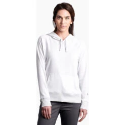 KUHL Women's Stria Pullover Hoody -Active Wear Shop 4096 Stria Hoody Mist Front