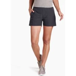 KUHL Women's Freeflex Short - 8" -Active Wear Shop 6308 Freeflex Short 4 Koal Front 1