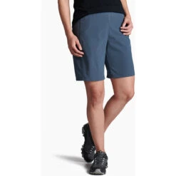 KUHL Women's Freeflex Short - 8" -Active Wear Shop 6308 Ws Freeflex Short 8in Rainstorm Front 1
