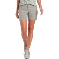 KUHL Women's Trekr Short 5.5" -Active Wear Shop 6356 Trekr Short 5 5in Stone Front