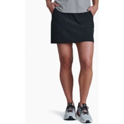 KUHL Women's Vantage Skort -Active Wear Shop 6406 Ws Vantage Skort Black Front
