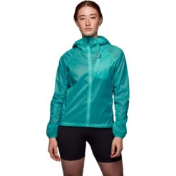 Black Diamond Women's Distance Wind Shell -Active Wear Shop 747022 4050 W DISTANCE WIND SHELL DARK PATINA 01