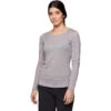 Black Diamond Women's Rhythm Long Sleeve Tee -Active Wear Shop 752005 1016 W LS RHYTHM TEE PEWTER 01