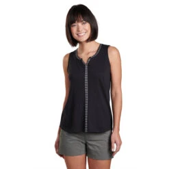 KUHL Women's Shay Tank -Active Wear Shop 8408 Shay Tank Black front