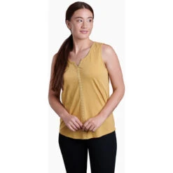KUHL Women's Shay Tank -Active Wear Shop 8408 Shay Tank Honey Front