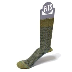 Women's Links Crew Socks -Active Wear Shop Links Crew Socks F5310 Dried Herb Stormy Weather