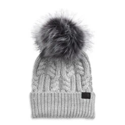 The North Face Women's Oh Mega Fur Pom Beanie -Active Wear Shop NF0A7RI8 DYX hero