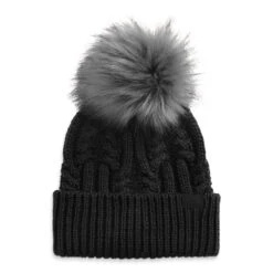 The North Face Women's Oh Mega Fur Pom Beanie -Active Wear Shop NF0A7RI8 JK3 hero