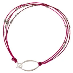 Radiance Bracelet -Active Wear Shop RadianceBraceletPinkSilver 3056 S