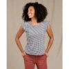 Women's Rufflita II Tee 2 Women's Rufflita II Tee -Active Wear Shop T1112011 True Navy Stripe