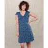 Women's Rosemarie Dress -Active Wear Shop T1772811 TRUE NAVY PALM PRINT 1