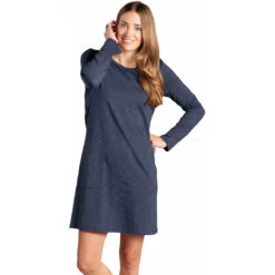 Women's Windmere II Long Sleeve Dress -Active Wear Shop T1781906 True Navy 1