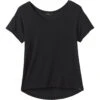 Prana Women's Foundation Slouch Top -Active Wear Shop W11202004 BLACK ALT 9