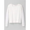 Prana Women's Chesterbrook Top -Active Wear Shop W21212380 SOFTWHITE ALT 9 8f417dc5 7c43 4af7 84c9 28cbaccb661b