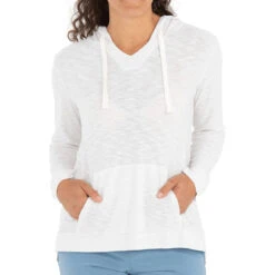 Women's Bamboo Slub Hoodie -Active Wear Shop WSLH 103 P 1