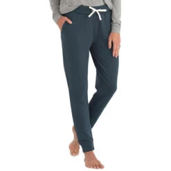 Women's Bamboo Fleece Jogger -Active Wear Shop W Fleece Jogger BlueDusk 1