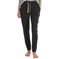 Women's Bamboo Fleece Jogger -Active Wear Shop W Fleece Jogger HeatherBlack 1