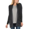 Women's Thermal Fleece Cardigan -Active Wear Shop W ThermalFleece Cardigan HeatherBlack 1