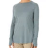 Women's Bamboo Weekender Long Sleeve -Active Wear Shop W WeekenderLongSleeve BlueSteel 1