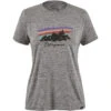 Patagonia Women's Cap Cool Daily Graphic Shirt -Active Wear Shop Womens Cap Cool Daily Graphic Shirt 45250 Free Hand Fitz Roy Feather Grey fb7dc53a f0bf 4477 8294 b275ba1278b5