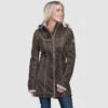 KUHL Women's Dani Sherpa Trench -Active Wear Shop Womens Dani Sherpa Trench 2110 Oak 1
