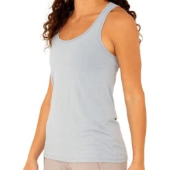 Women's Bamboo Motion Racerback Tank -Active Wear Shop Womens RacerbackTank CaysBlue 1 2